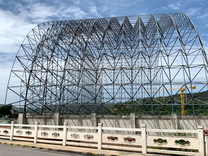 乐平山寨矿储煤棚网架